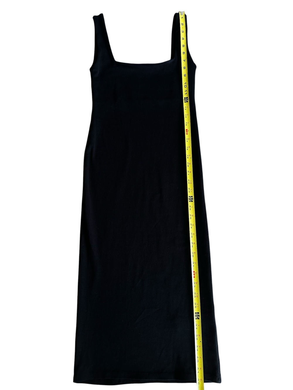 Zara Black Sleeveless Midi Bodycon Dress - Picture 5 of 8